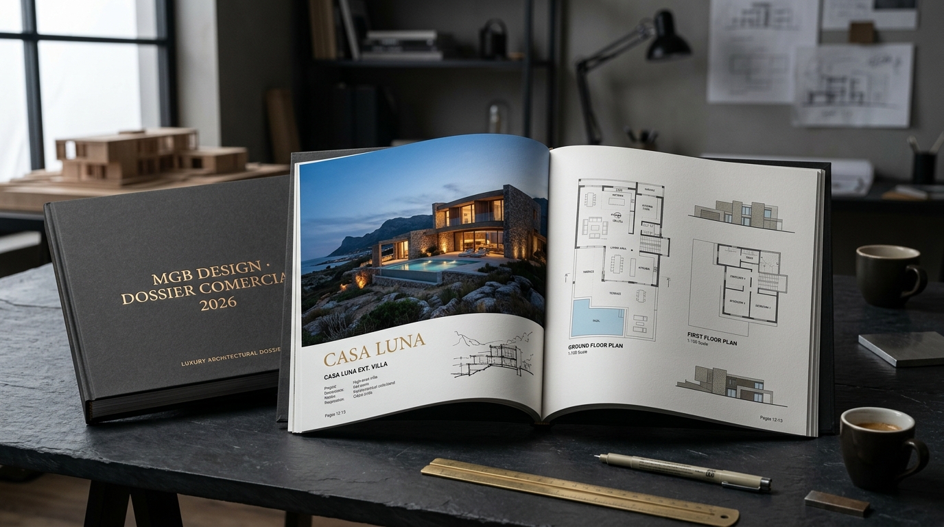 Dossier Comercial MGB DESIGN 2026 - Preview Tipo Revista